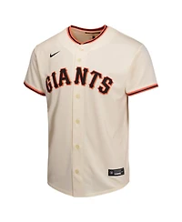 Nike Big Boys and Girls Mike Yastrzemski Cream San Francisco Giants Home Game Player Jersey