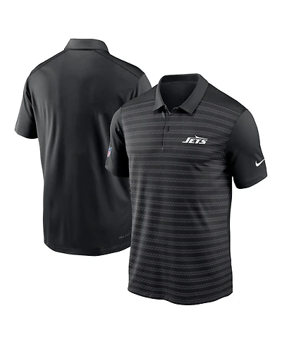 Nike Men's Black New York Jets 2024 Sideline Victory Performance Polo