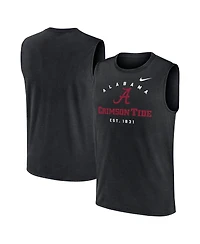 Nike Men's Black Alabama Crimson Tide Primetime Legend Lock Up Performance Muscle Tank Top