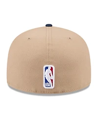 New Era Men's Tan/Navy Denver Nuggets 2024 Nba Draft 59FIFTY Fitted Hat