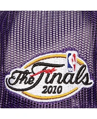 Mitchell & Ness Men's Purple Los Angeles Lakers Roper Meshback Trucker Snapback Hat