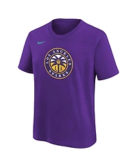 Nike Big Boys and Girls Purple Los Angeles Sparks Essential Logo T-Shirt