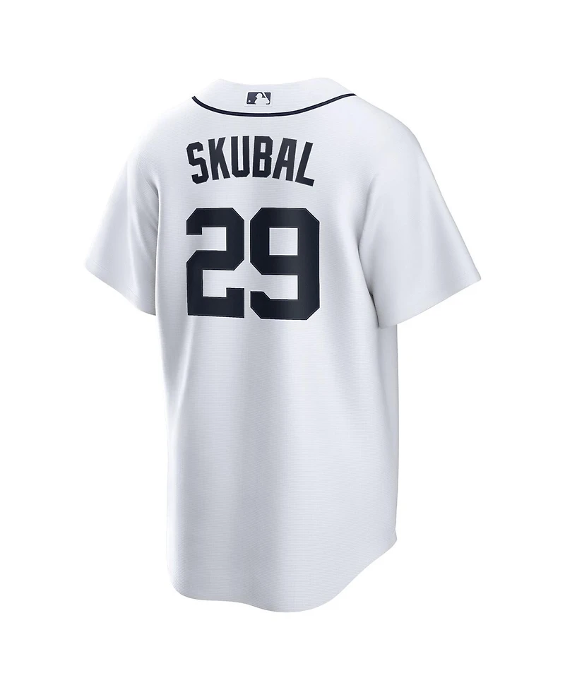 Nike Men's Tarik Skubal White Detroit Tigers Home Replica Jersey