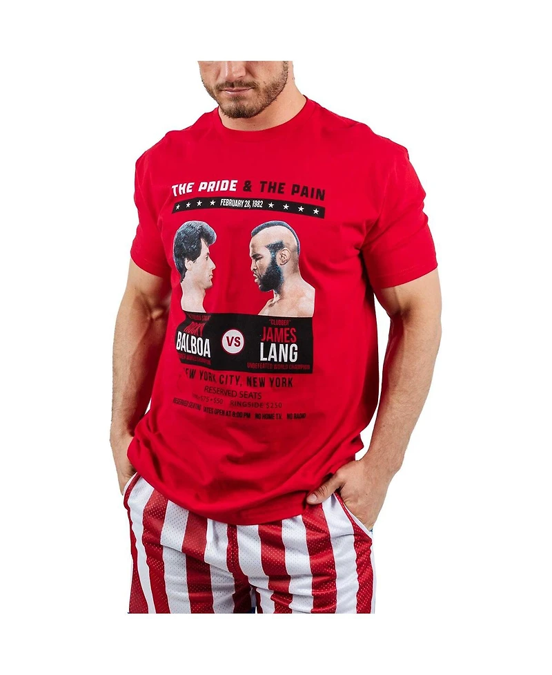 Contenders Clothing Men's and Women's Red Rocky the Pride Pain T-Shirt