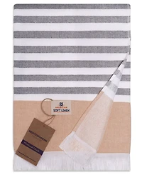 American Soft Linen Peshtemal 100% Turkish Cotton 4-Pack Beach Towels, 35" x 60"
