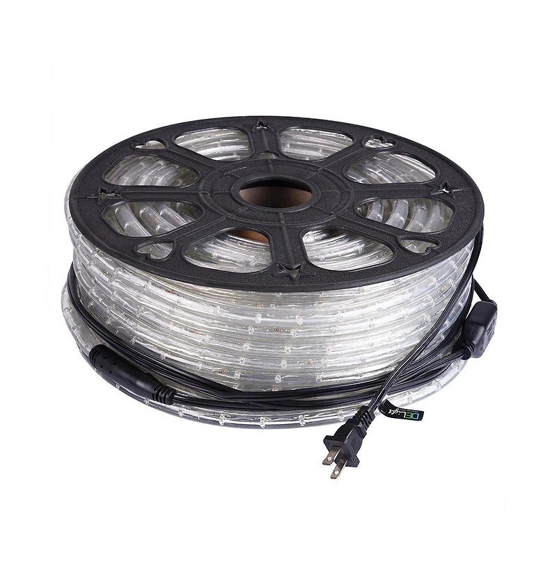 DELight 150' 2 Wire Led Rope Light Home In/Outdoor Party Xmas Lighting
