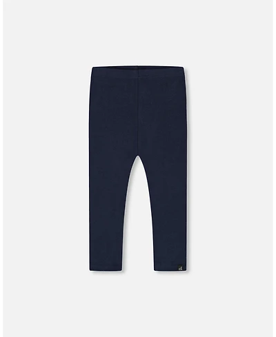 Deux par Deux Big Girls Rib Leggings Navy