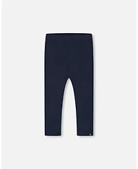 Deux par Deux Big Girls Rib Leggings Navy