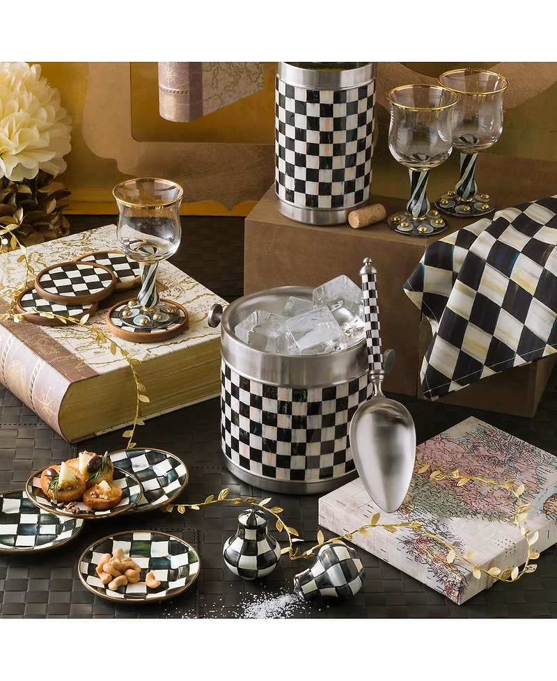Mackenzie-Childs Courtly Check 3260 Ice Bucket