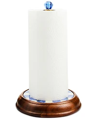 Mackenzie-Childs Royal Check Wood Paper Towel Holder