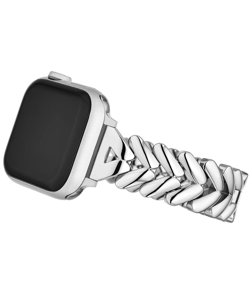 Kate Spade New York Silver-Tone Stainless Steel Band for Apple Watch 38mm-49mm