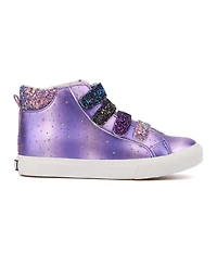Olivia Miller Girls Rain Bow High Top Sneaker