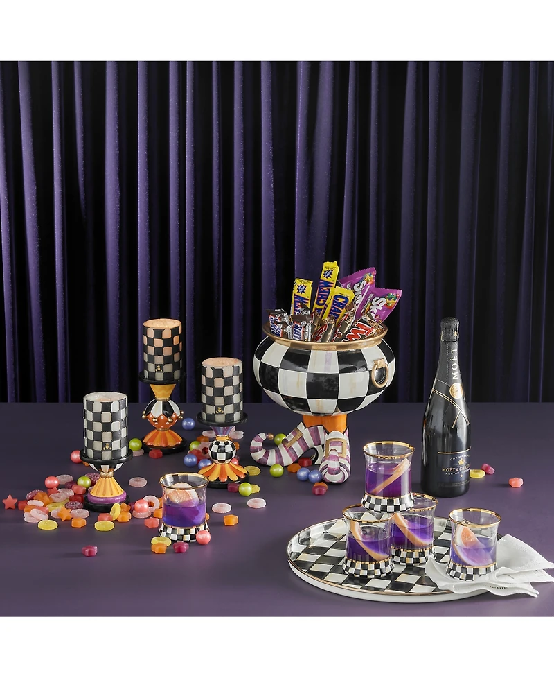 Mackenzie-Childs Courtly Check Tumblers Set of 2