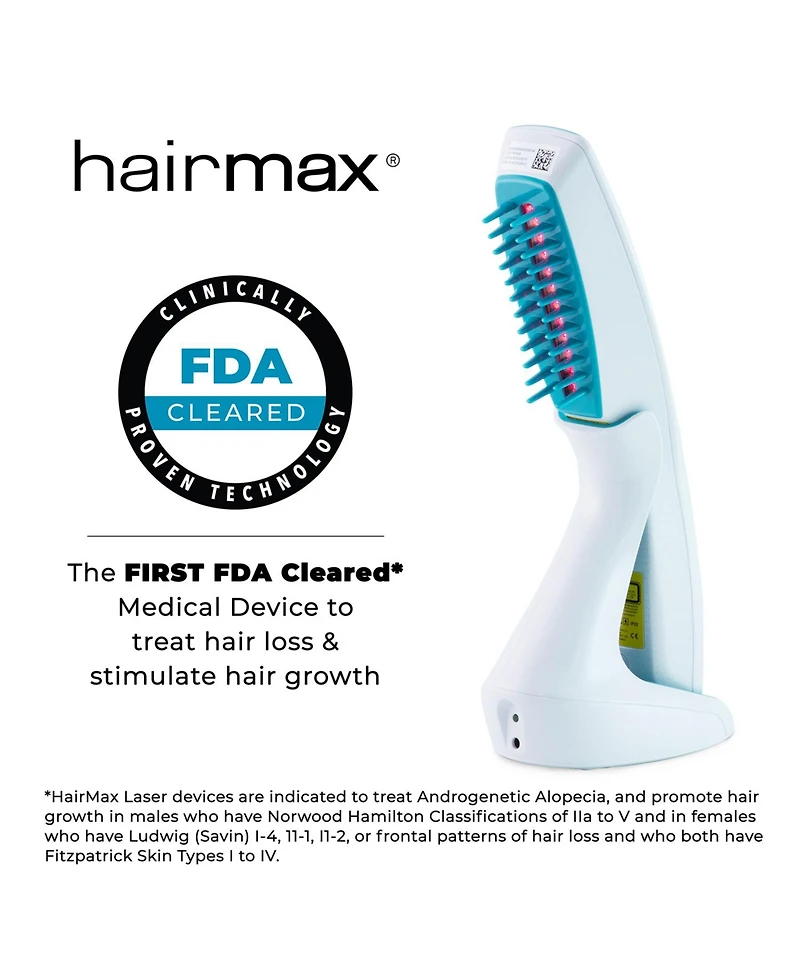HairMax LaserComb Ultima 12 Classic Hair Growth Device