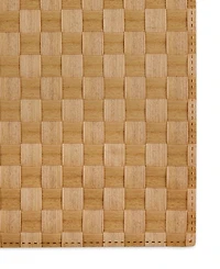 Design Imports Basketweave Woven Placemat Set of 4