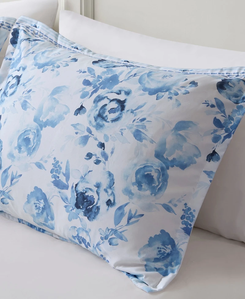Intelligent Design Christa Floral Striped 2-Pc. Duvet Cover Set, Twin/Twin Xl