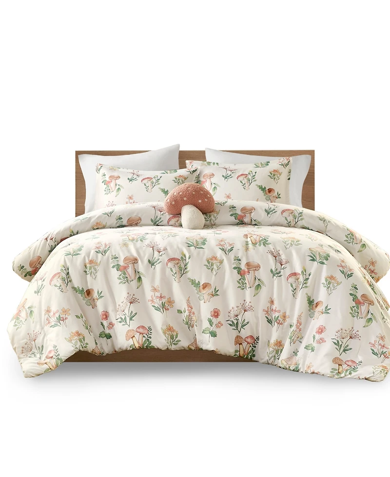 Intelligent Design Gwen Mushroom Garden 4-Pc. Comforter Set, Full/Queen