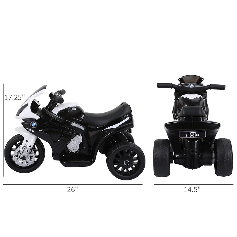 Aosom 6V Kids Motorcycle Licensed Bmw with Headlight, Music