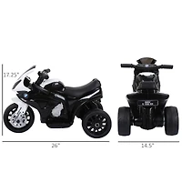 Aosom 6V Kids Motorcycle Licensed Bmw with Headlight, Music