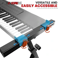 5 Core Keyboard Stand Z Style Height Width Adjustable Portable Heavy Duty Music Stands for Kids and Adults Fits 54 to 88 Key Electric Pianos
