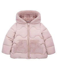 Rokka&Rolla Baby Girls Soft Lined Puffer Jacket 6-24M