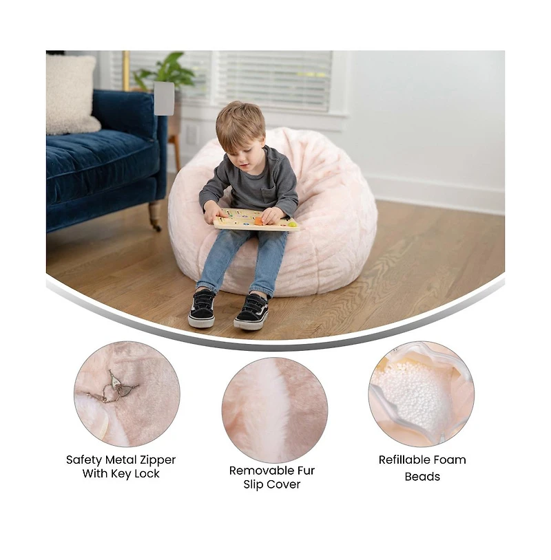 Small Bean Bag Chair For Kids And Teens