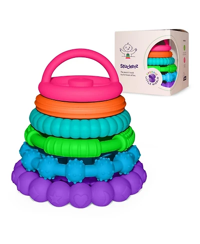 Sperric Toddler Stacking Silicone Stacking Toy – Premium Stacking Toys for Teething – Interactive and Fun Stacking Toys Made of Soft Sil