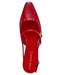 Anne Klein Women's Tyra Mary Jane Slingback Kitten Heel Pumps