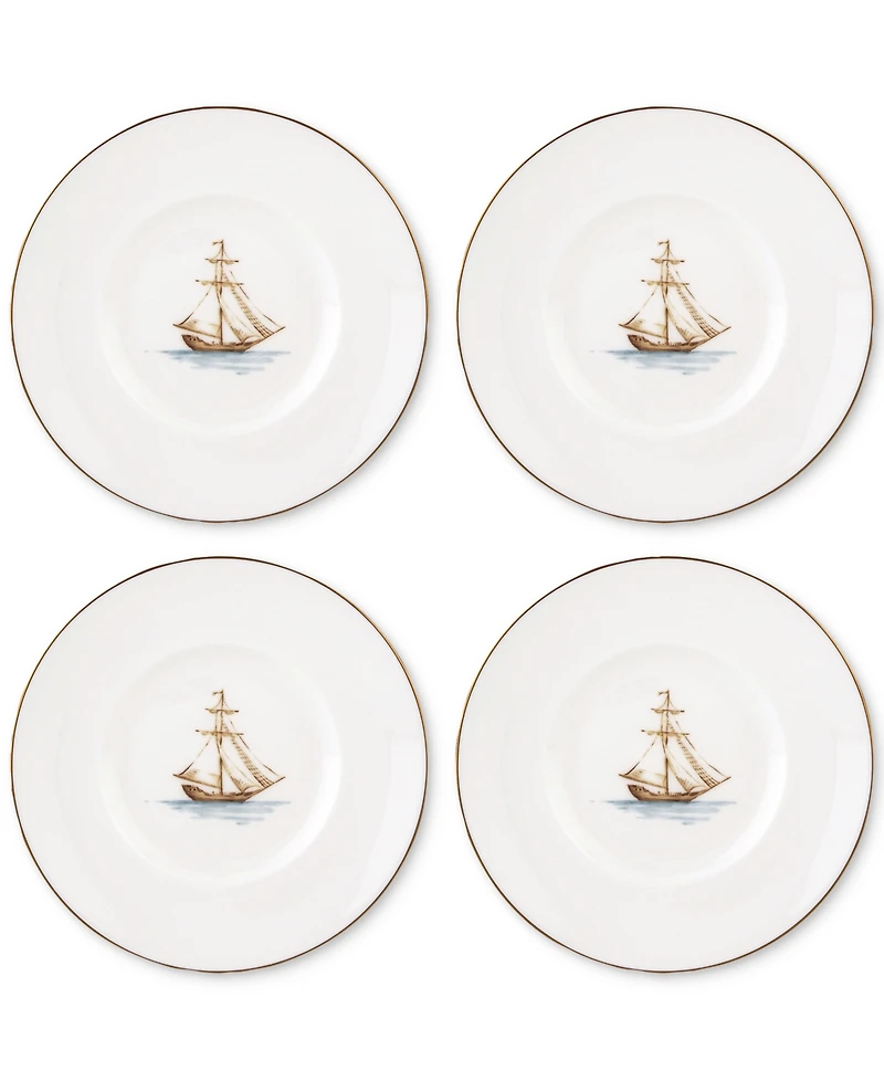 Lenox British Colonial Tradewind Dessert Plates, Set of 4