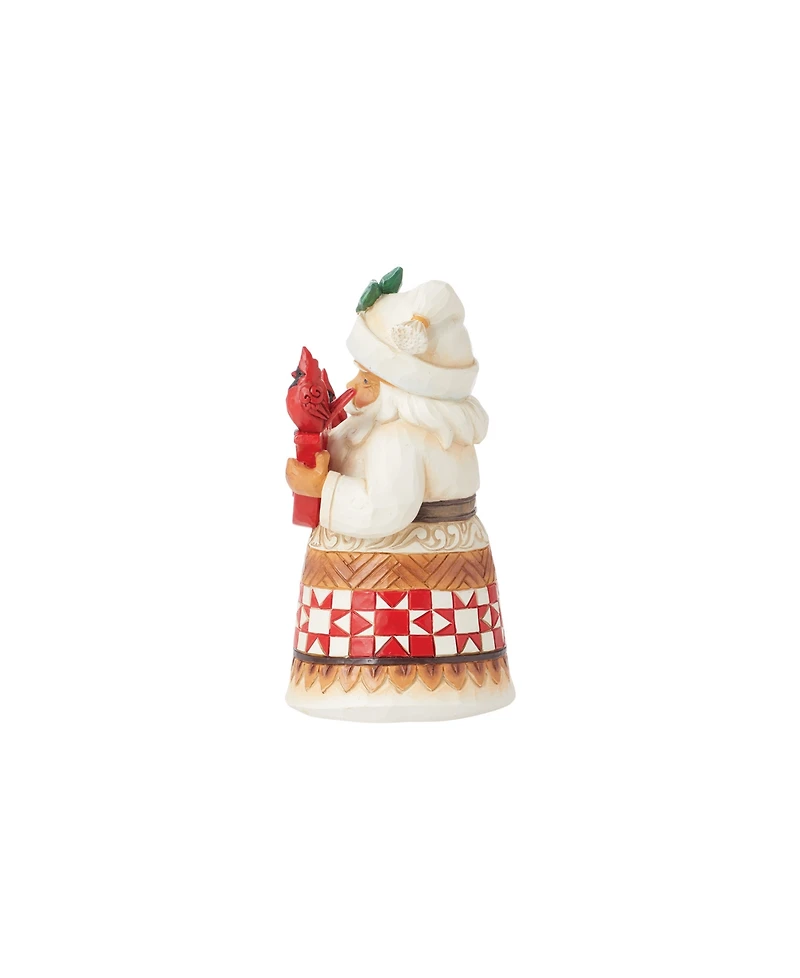 Jim Shore Santa with Joy Sign Cardinal Figurine