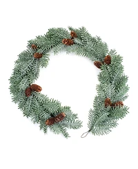 Slickblue Winter Pine Garland with Pinecone Accents (Set of 2)