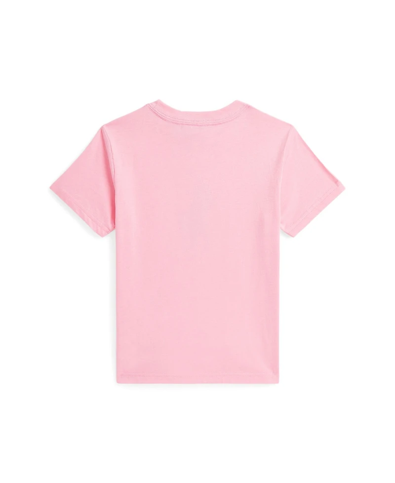 Polo Ralph Lauren Toddler and Little Boys Pink Pony Cotton Jersey Tee