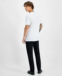 Karl Lagerfeld Paris Mens Logo T Shirt Slim Fit Jeans
