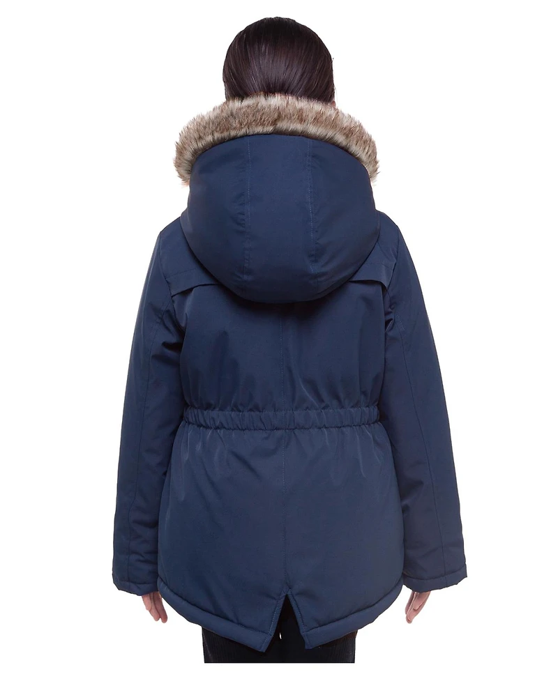Rokka&Rolla Girls Sherpa Fleece Lined Parka Coat 4-18
