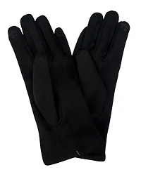 Marcus Adler Suede Glove with Cheetah Detail