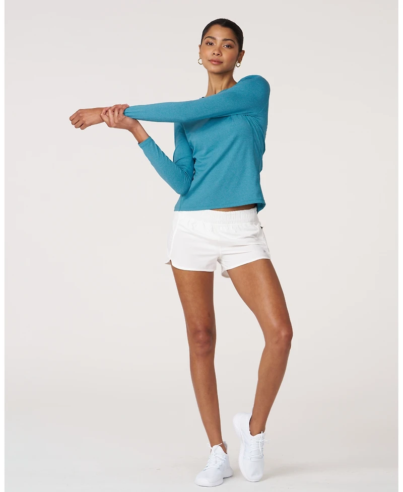 Rebody Active Women's To Practice Compression Long Sleeve Top