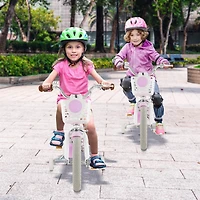 Children's Bicycle with Front Handbrake and Rear Coaster Brake Safe Easy-to-Ride Bike for Kids
