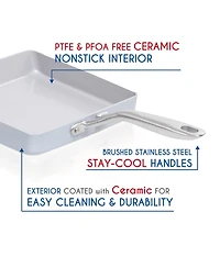 Techef - CeraTerra Ceramic Nonstick Tamagoyaki Japanese Omelette Pan/Egg Pan