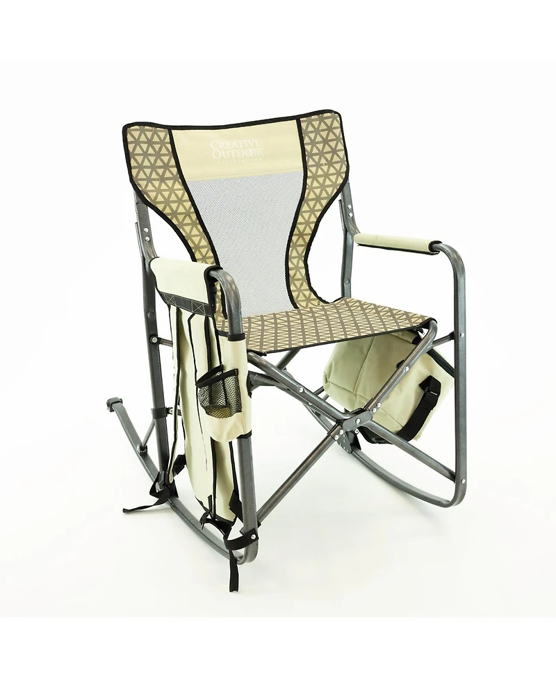 Outdoor Folding Rocking Director's Chair
