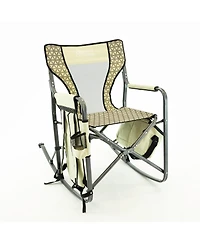 Outdoor Folding Rocking Director's Chair