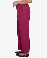 Alfred Dunner Women's Wine Country Classic Slant Pocket Short Length Pant