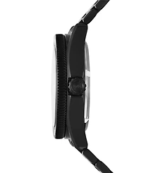 Michael Kors Men's Maritime Three-Hand Black Stainless Steel Watch 42mm
