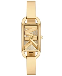 Michael Kors Women's Mk Empire Three-Hand Gold-Tone Stainless Steel Watch 22mm