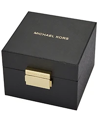Michael Kors Women's Emery Three-Hand Rose Gold-Tone Stainless Steel Watch, Earrings, and Bracelet Gift Set 27mm