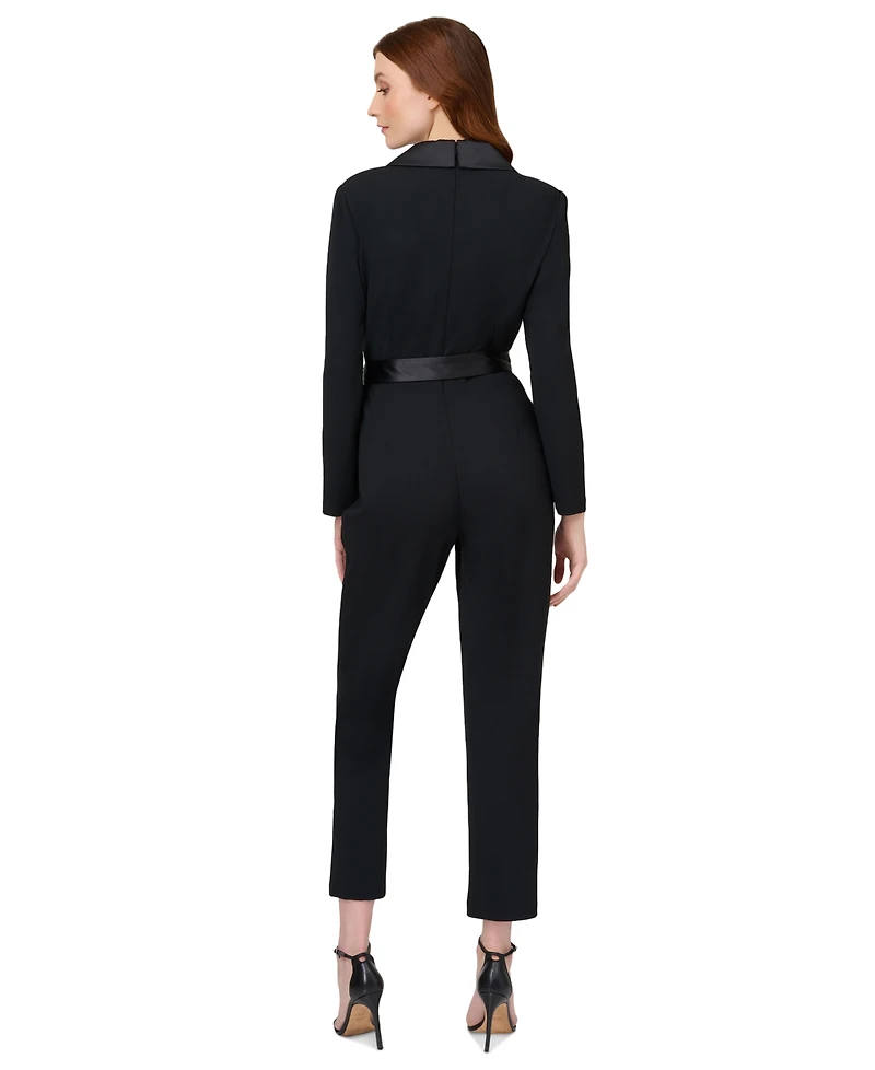 Adrianna Papell Tuxedo Jumpsuit