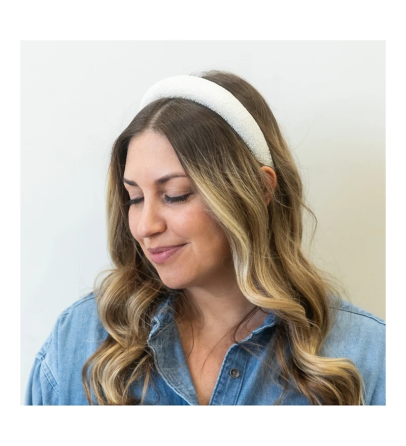 Women s Traditional Headband - White Specs
