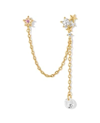 Girls Crew Crystal Star Crossed Lover Double Earring