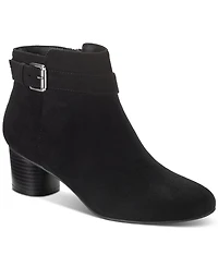 Style & Co Women's Ariella Block Heel Buckle Dress Booties, Created for Macy's
