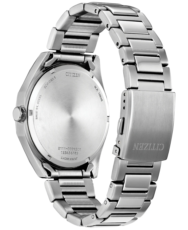 Citizen Eco-Drive Men's Weekender Stainless Steel Bracelet Watch 41mm