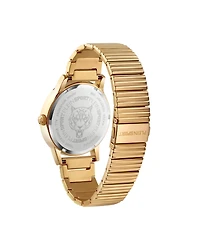 Plein Sport Men's Iron Tiger 3 Hand Quartz Ip Yellow Gold Bracelet 44mm